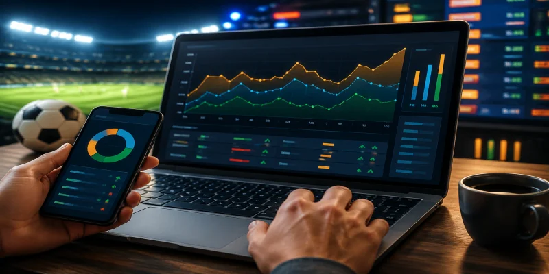 Biểu đồ phân tích biến động tỷ lệ odds trực tiếp trước giờ bóng lăn