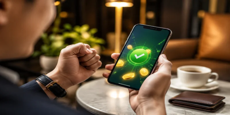 Giao diện thông báo giao dịch thành công sau khi người chơi hoàn tất lệnh thanh toán